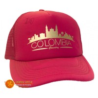 Gorra Colombia Fucsia Malla 