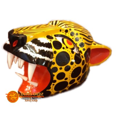 Mascara Tigre Carnaval de Barranquilla 5 cm 